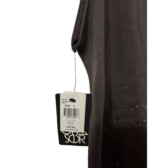 Chaser Women's 'The Who' Graphic Tank Top, Size Large, Black, NWT​ - Picture 4 of 5